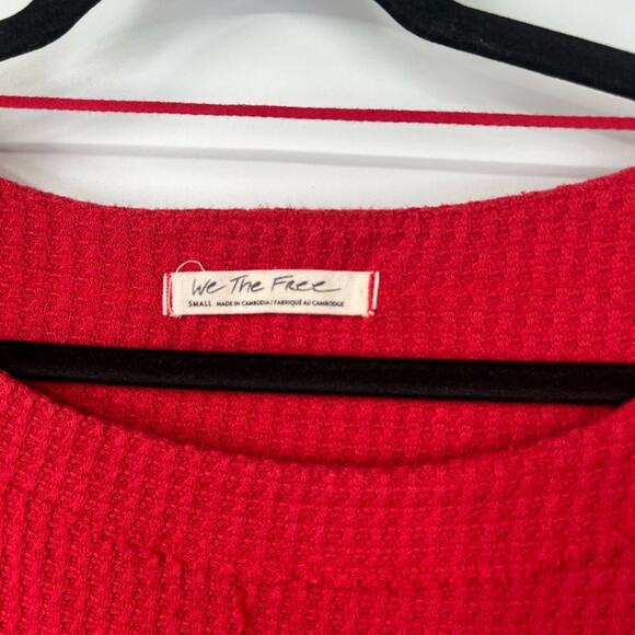 Free People North Shore Oversized Thermal Tunic Top - Picture 3 of 5